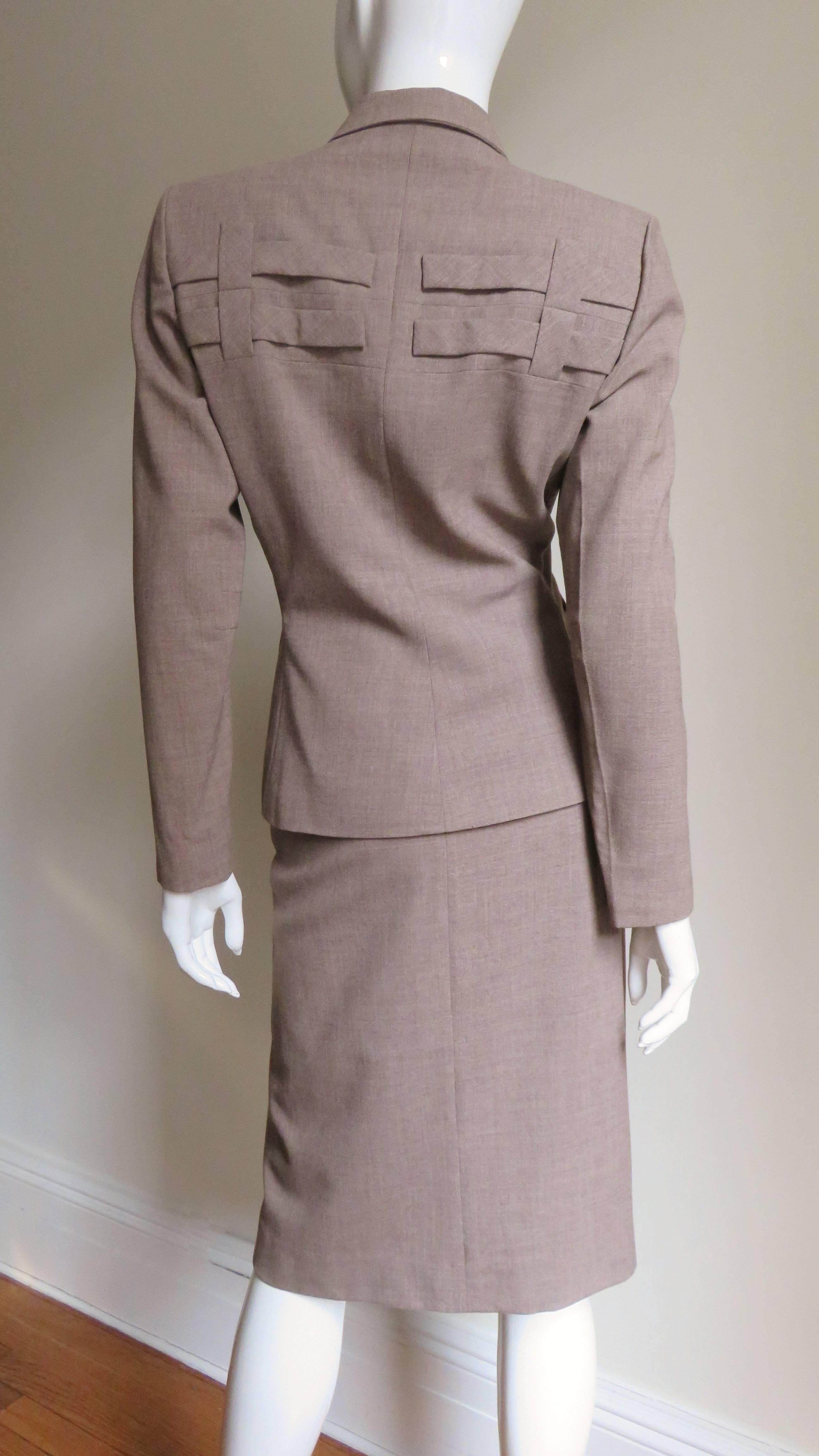 1940s Adrian Detailed Skirt Suit 2