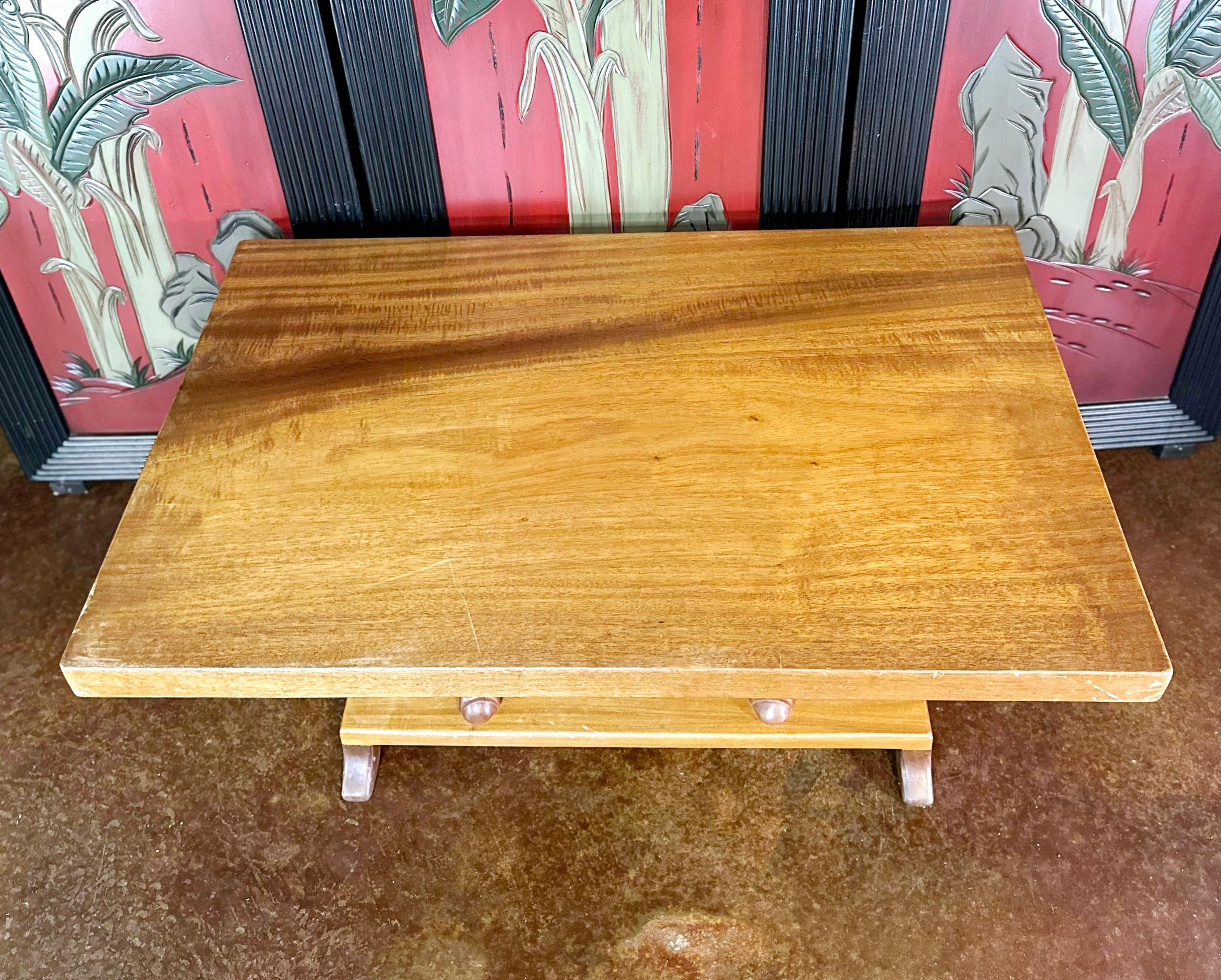 1940s African Ashanti Two Elephant Coffee Table  10