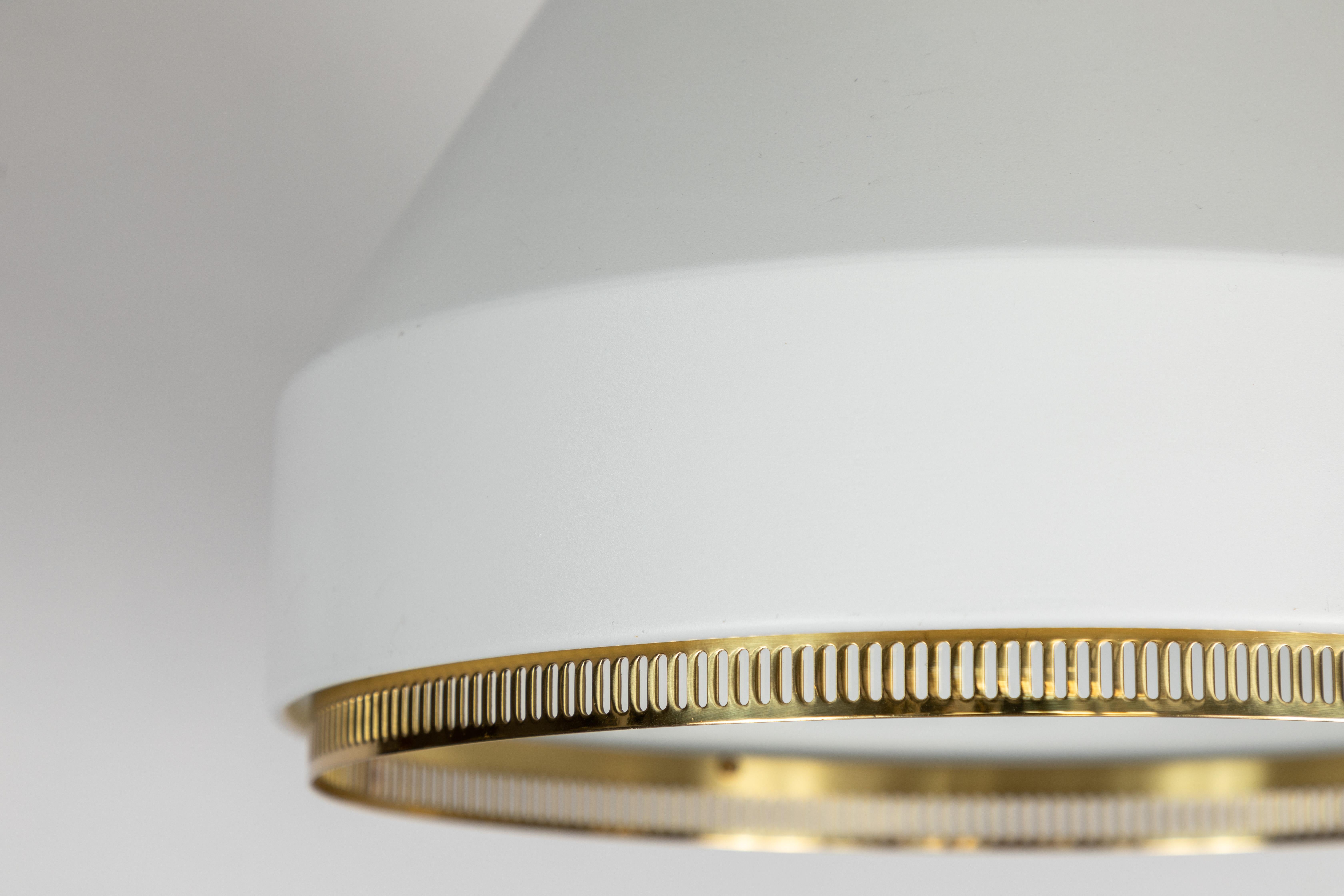 Brass 1940s Aino Aalto 'AMA 500' Pendant Light For Sale