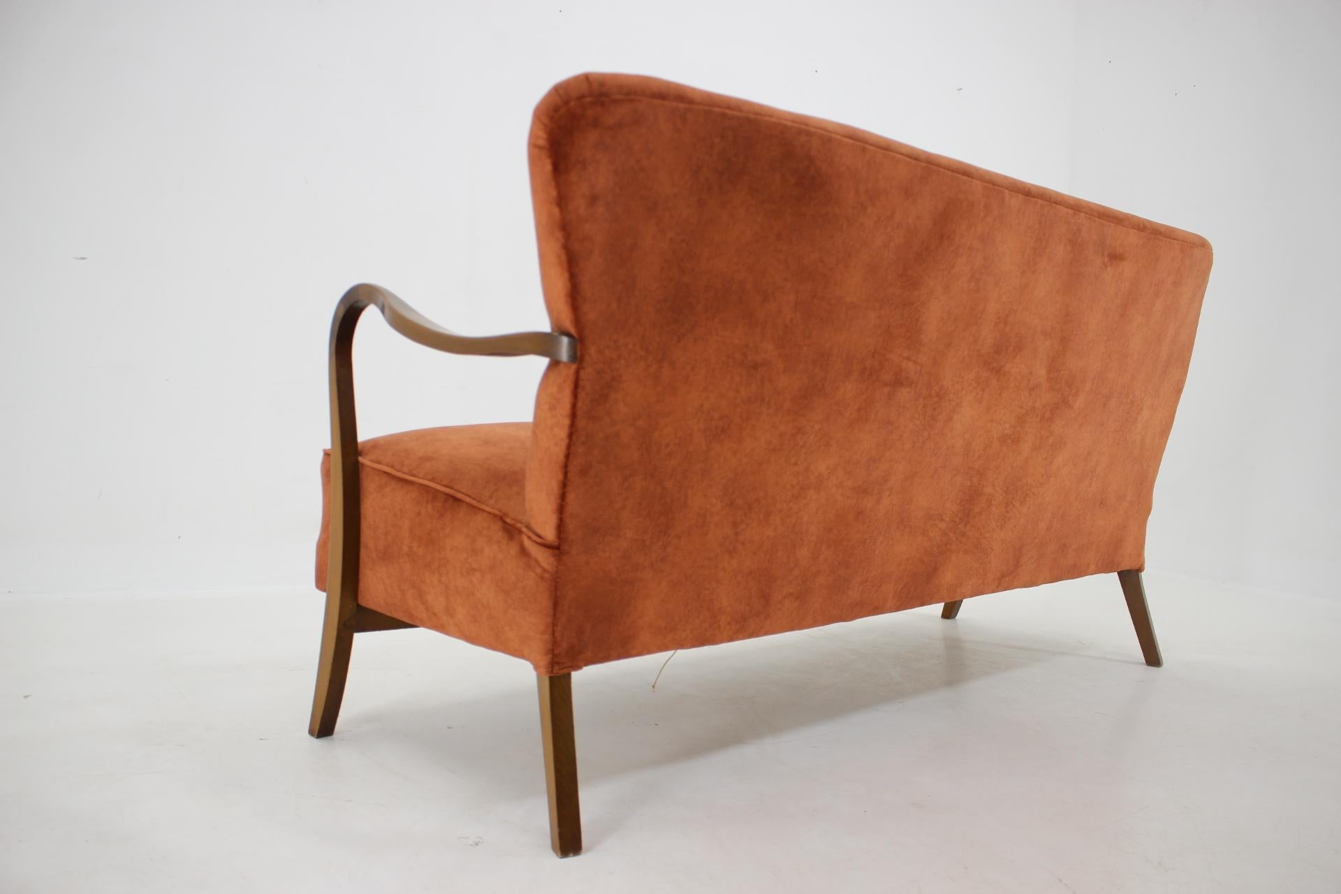 1940s Alfred Christensen 3-Seater Sofa , Denmark For Sale 3