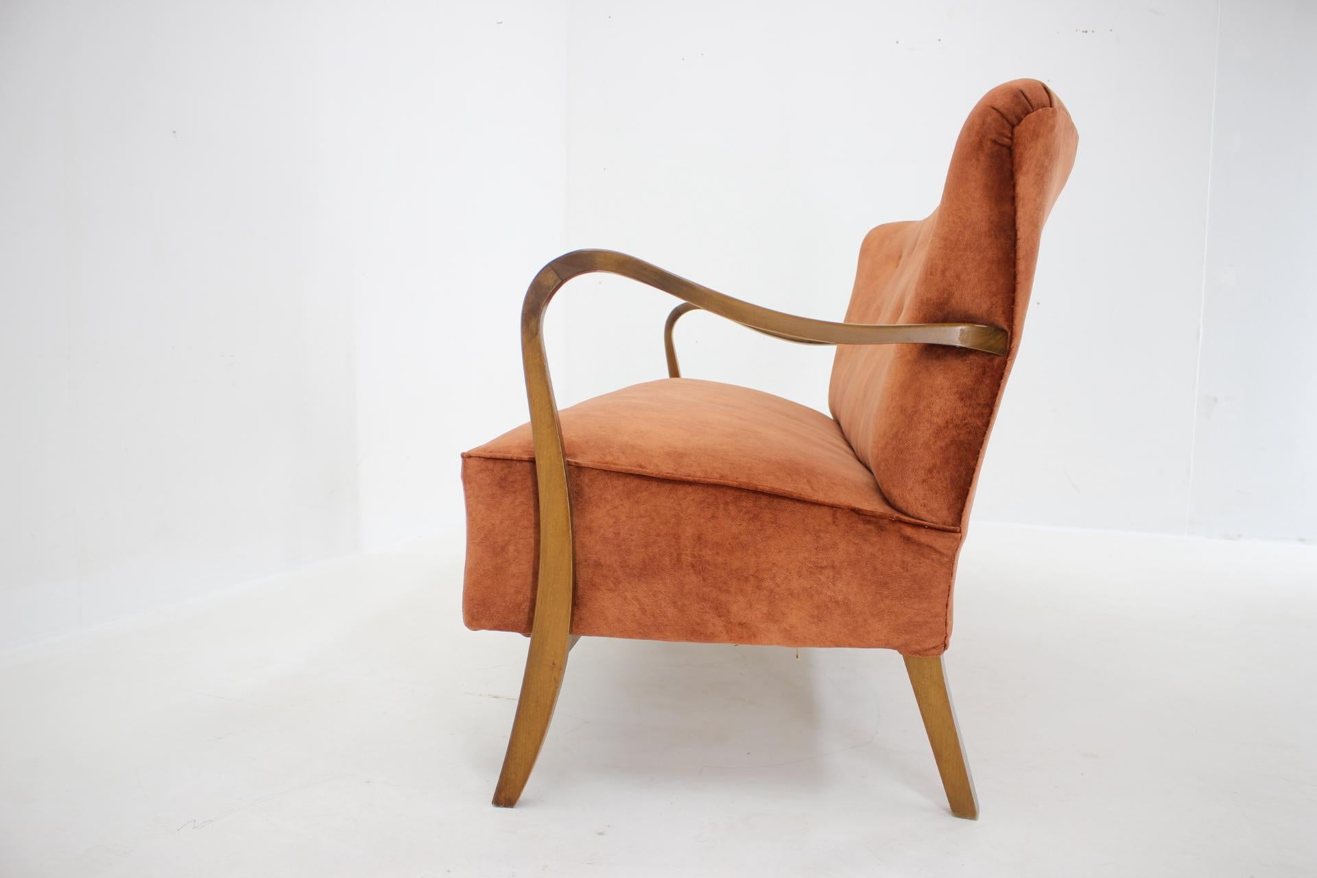 1940s Alfred Christensen 3-Seater Sofa , Denmark For Sale 4