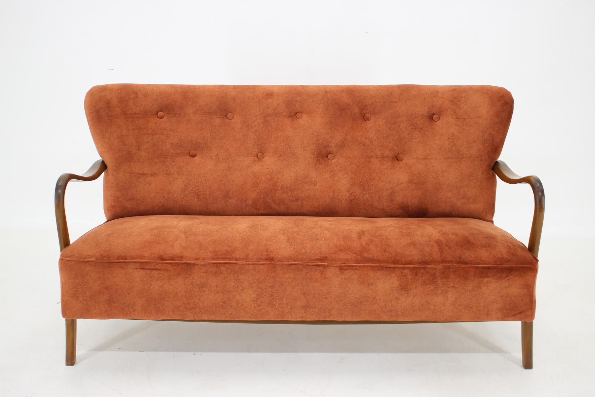 Mid-Century Modern Canapé 3 places Alfred Christensen des années 1940, Denmark en vente