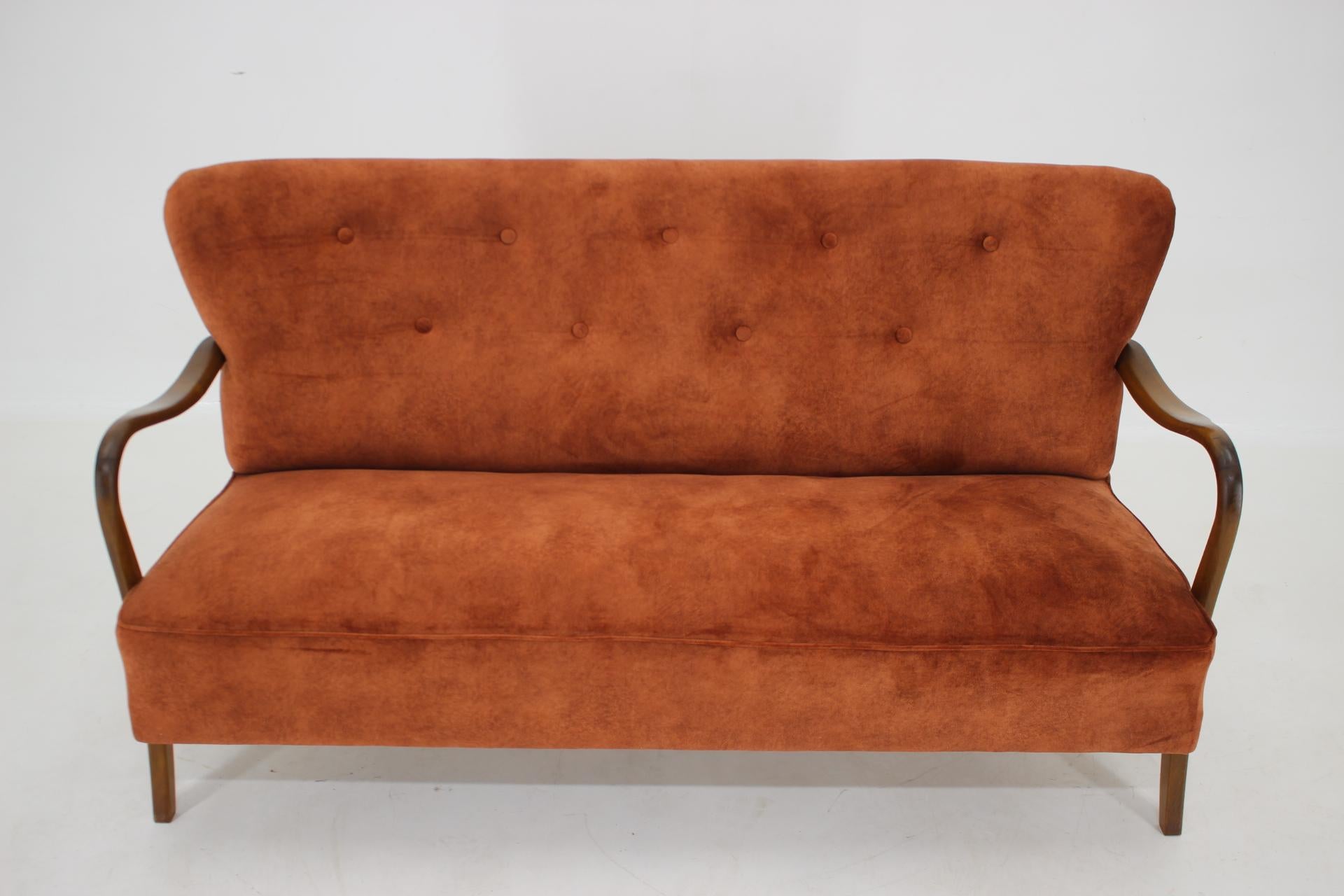 Danish 1940s Alfred Christensen 3-Seater Sofa , Denmark For Sale