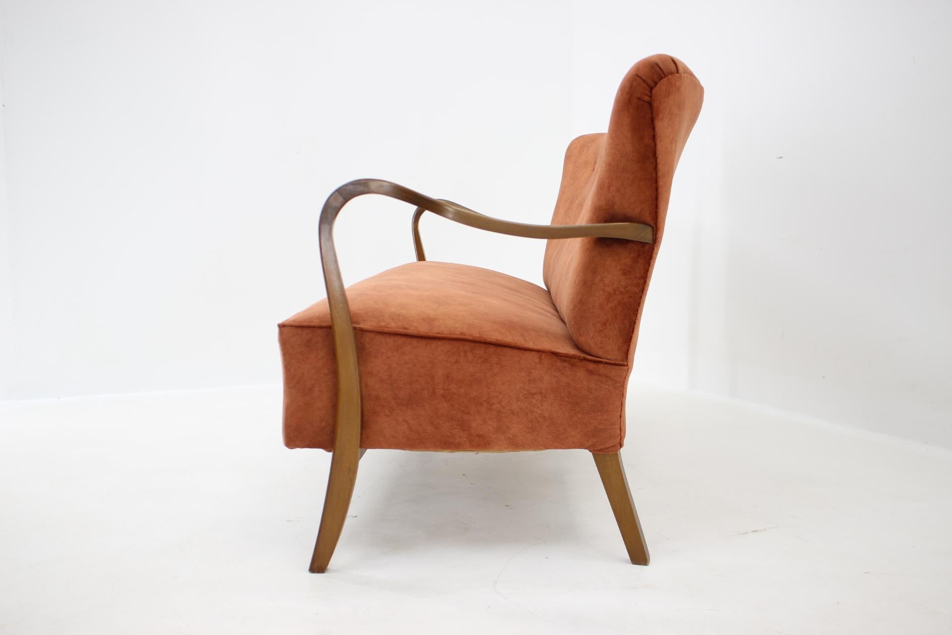 Mid-20th Century 1940s Alfred Christensen 3-Seater Sofa , Denmark For Sale