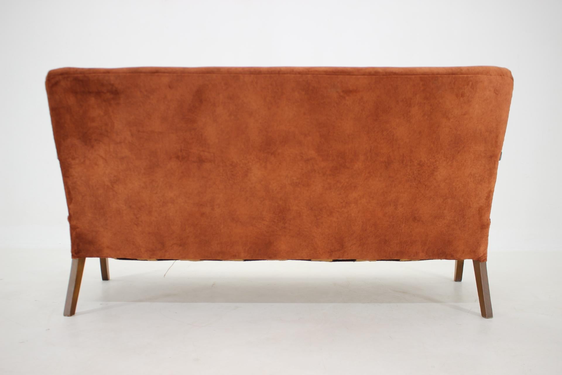 1940s Alfred Christensen 3-Seater Sofa , Denmark For Sale 1