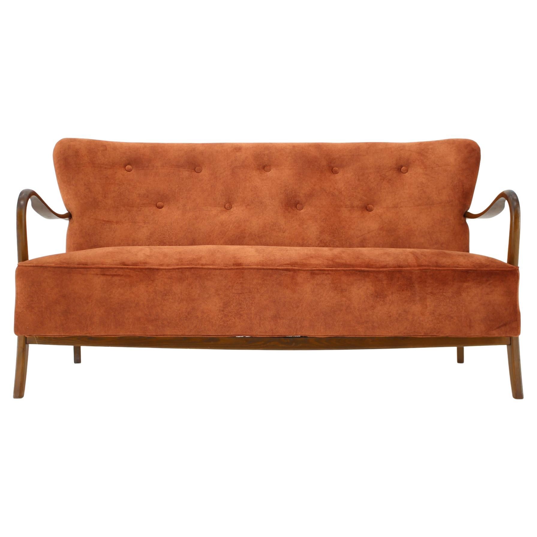 1940s Alfred Christensen 3-Seater Sofa , Denmark For Sale