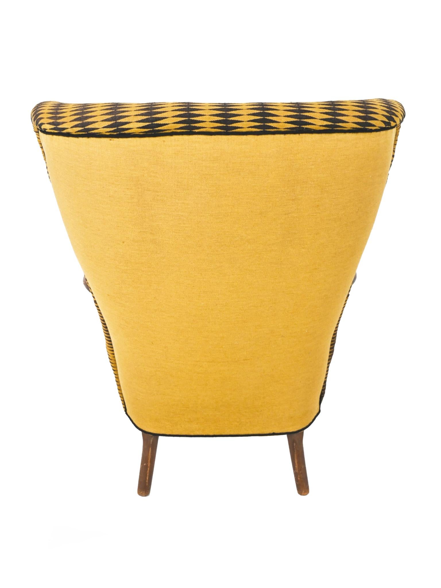1940s Alfred Christensen Beech Armchair for Slagelse Mobelvaerk In Good Condition In New York, NY