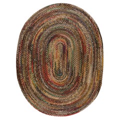 1940s American Braided Rug ( 9
 x 11
 6" - 275 x 350 cm )