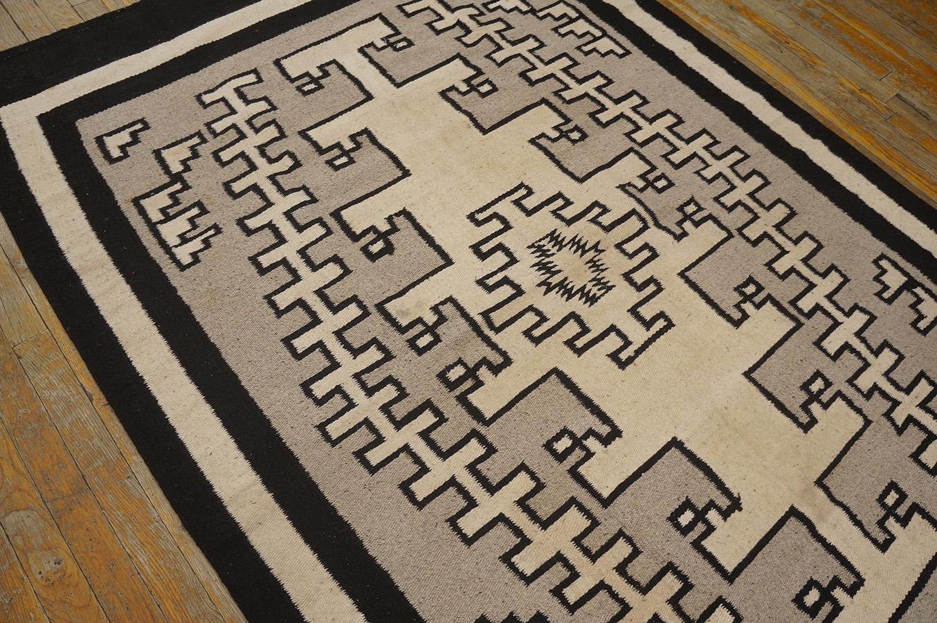 1940s American Navajo Carpet ( 4'7