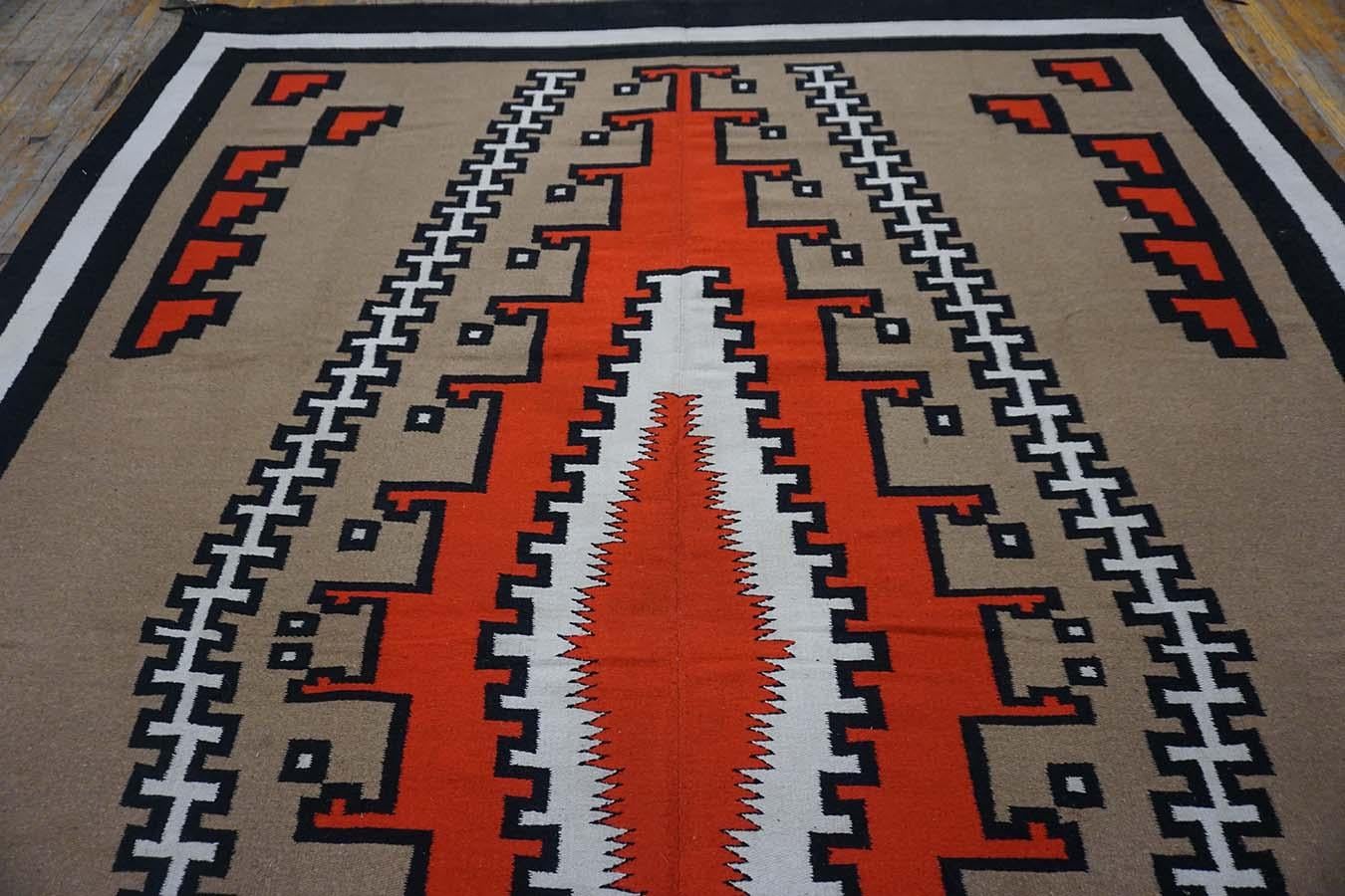 1940s American Navajo Carpet ( 9' x 12' - 275 x 365 ) 4