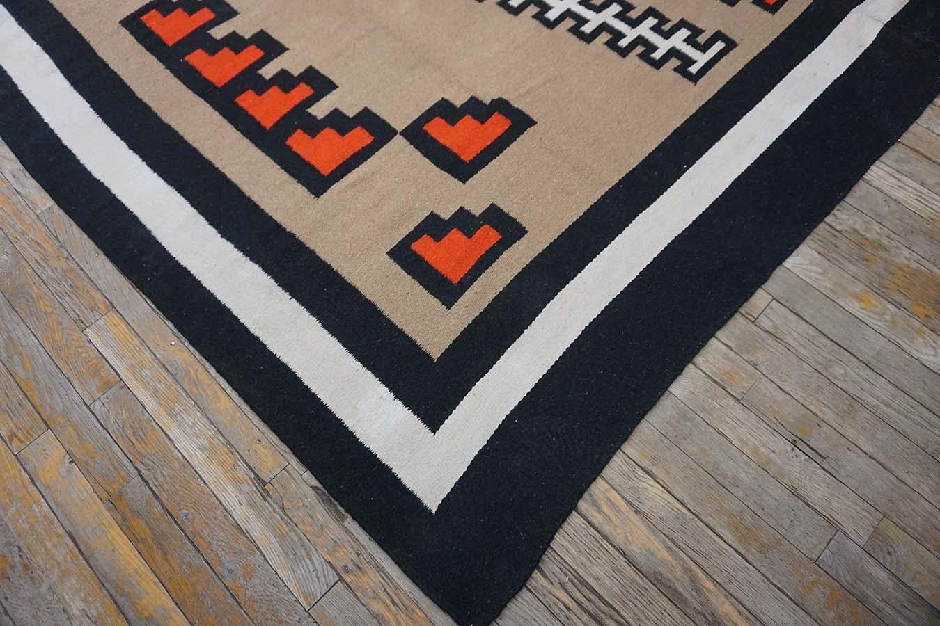 Hand-Knotted 1940s American Navajo Carpet ( 9' x 12' - 275 x 365 )