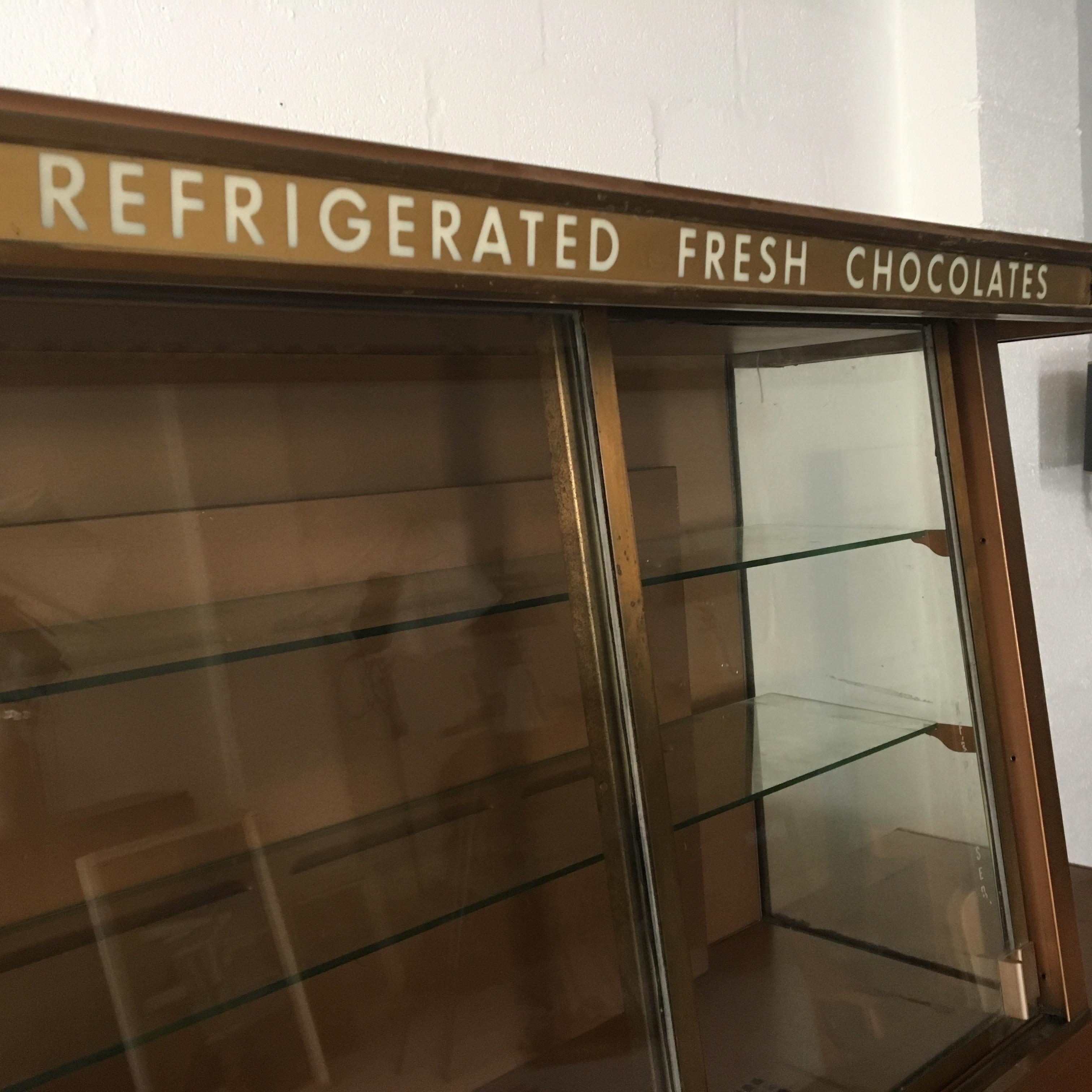 chocolate display counter