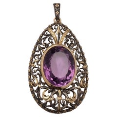 1940s Amethyst Pendant