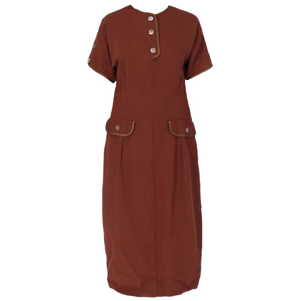 1940s A.N.G.E.L.O. Vintage Cult Midi Dress For Sale