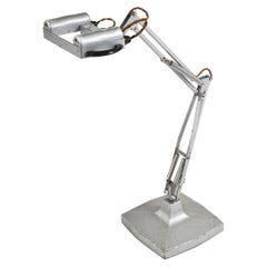 1940s Anglepoise Steel Industrial Lamp 1431 by Herbert Terry & Sons Ltd, England