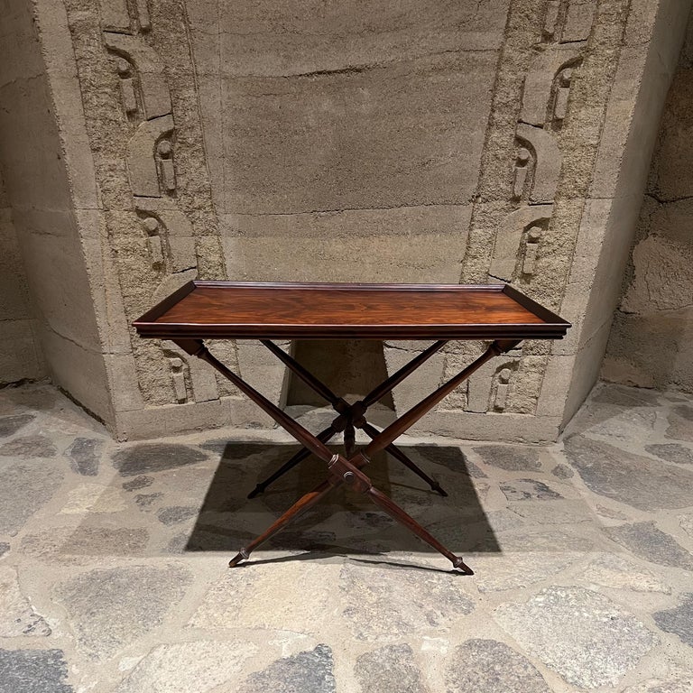 1940s Antique Art Deco Sculptural Egyptian Folding Table Elegant ...