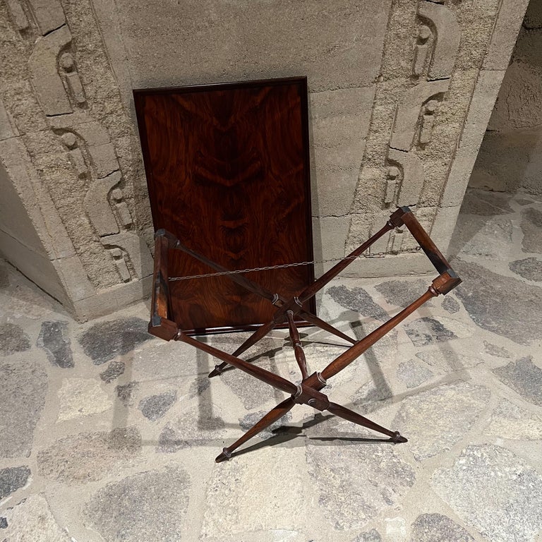 1940s Antique Art Deco Sculptural Egyptian Folding Table Elegant ...