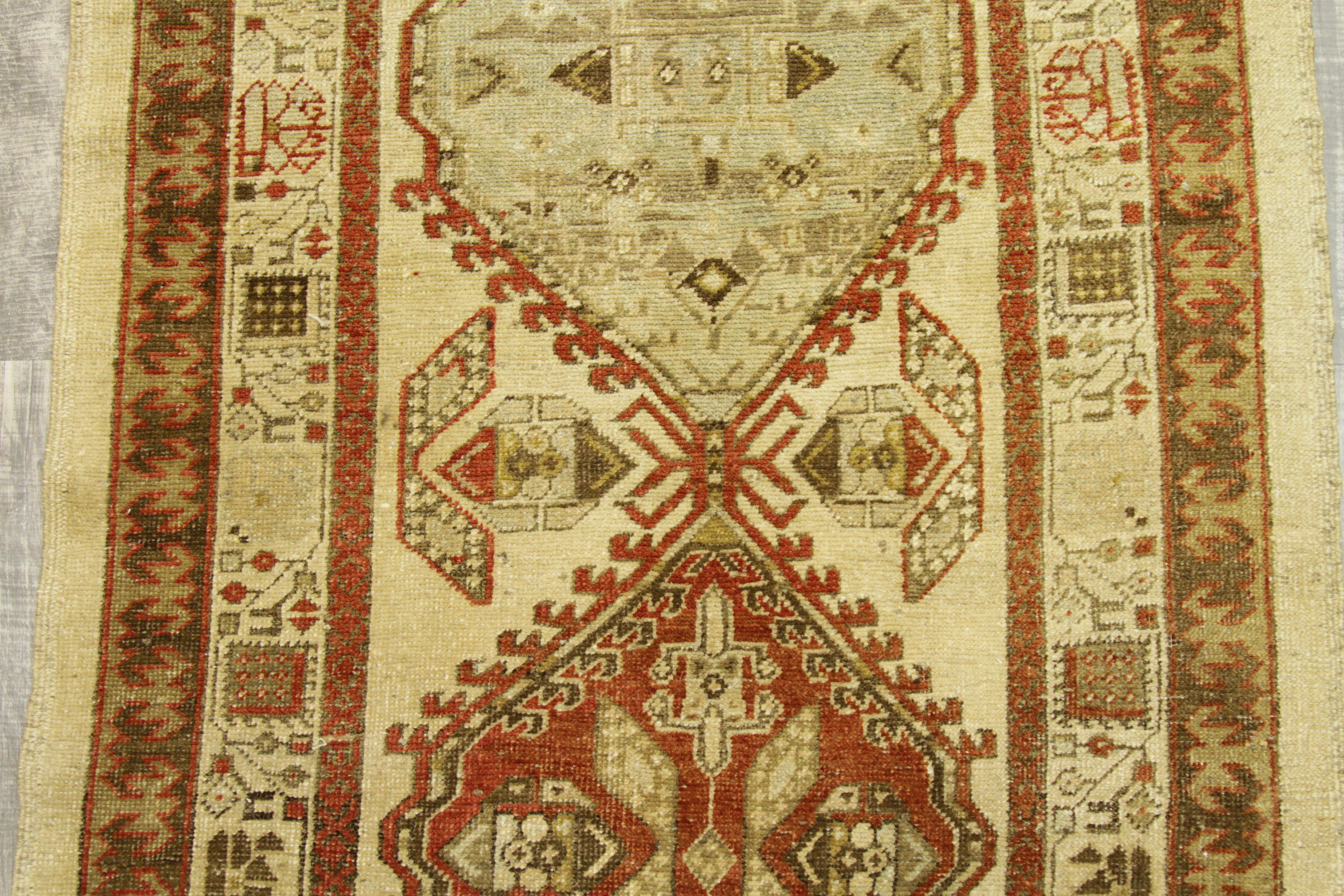 1940er Jahre Antiker Perserteppich Sarab Design aus feinem Kamelhaar im Angebot 2