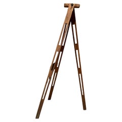 1940s Antique Surveyors Wood Tripod Base