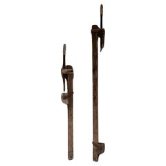 1940s Antique Wood Clamps Rustic Carpentry Tool