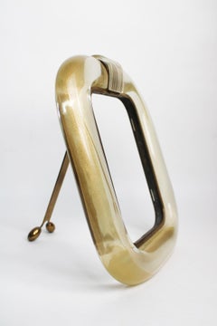 1940s Archimede Seguso Vetri d'Arte Murano Art Glass Frame