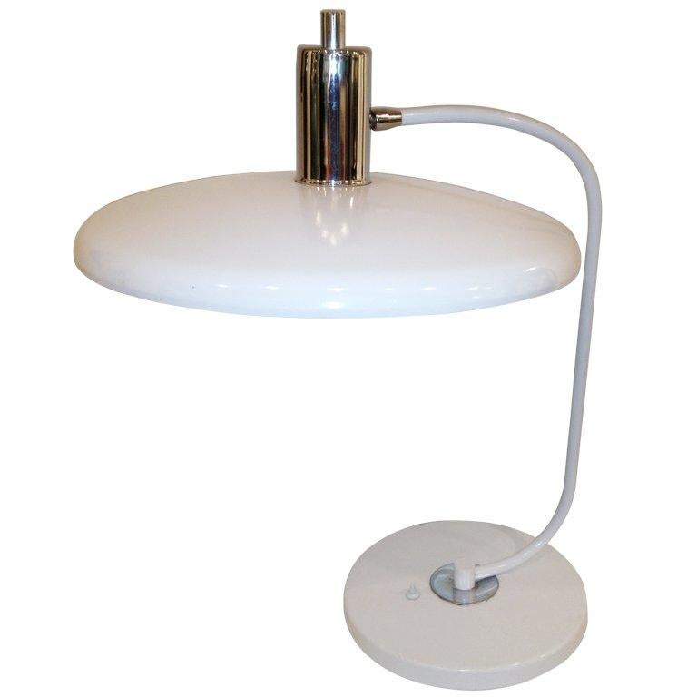 Lampe de bureau architecturale des années 1940