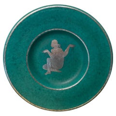 1940's Argenta Stoneware Plate by Wilhelm Kåge
