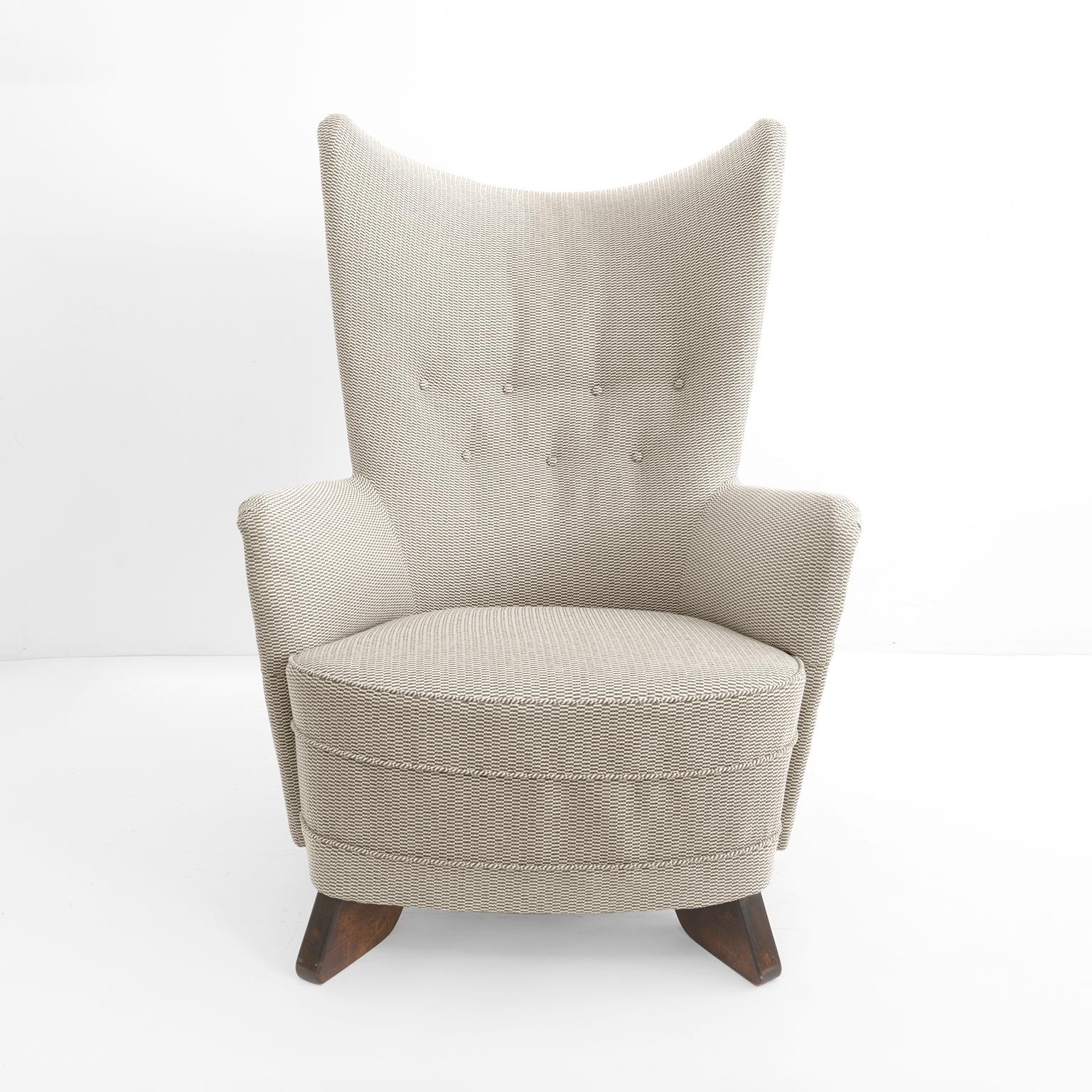 Upholstery 1940S ARMCHAIR by CARL GUSTAF HIORT AF ORNÄS FOR HIORT TUOTE PUUNVEISTO, FINLAND For Sale