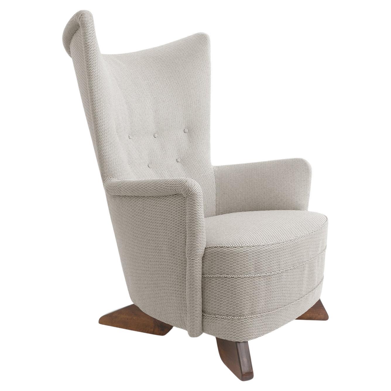 1940S ARMCHAIR by CARL GUSTAF HIORT AF ORNÄS FOR HIORT TUOTE PUUNVEISTO, FINLAND