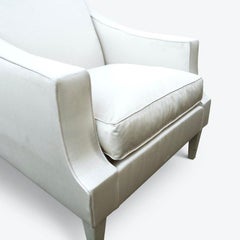 1940s Art Deco Armchairs by Jacques Quinet, Upholstered Fabric, France