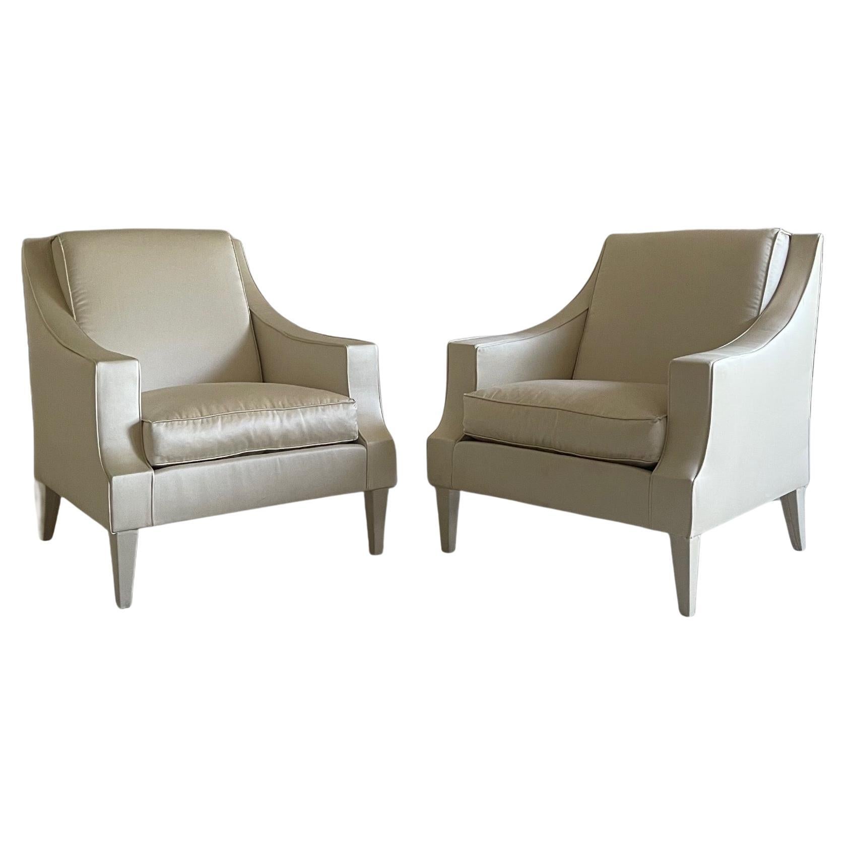 1940s Armchairs Attributed to Jacques Quinet