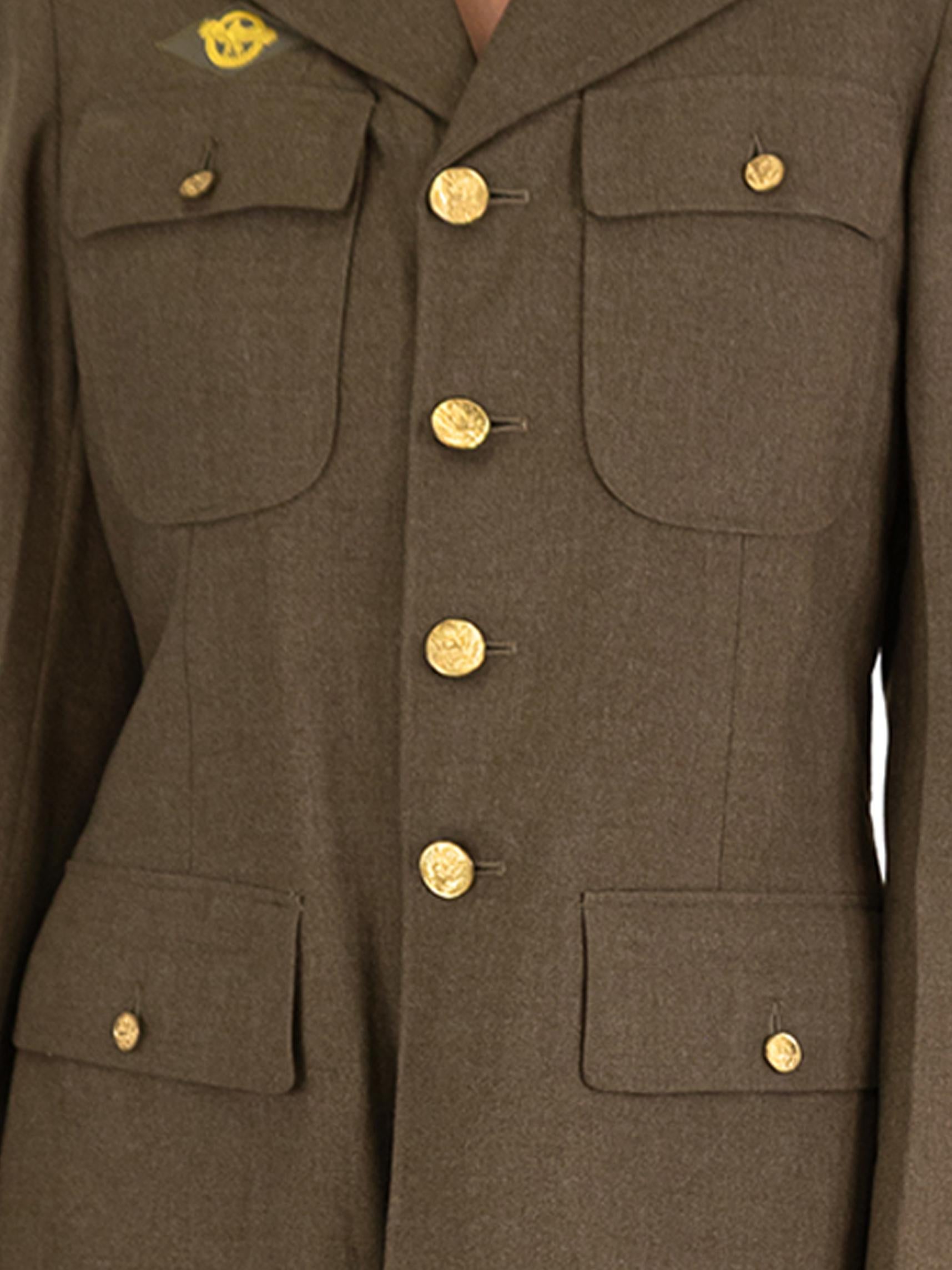 1940S Army Green Wool Authentic WWII Military Jacket 3