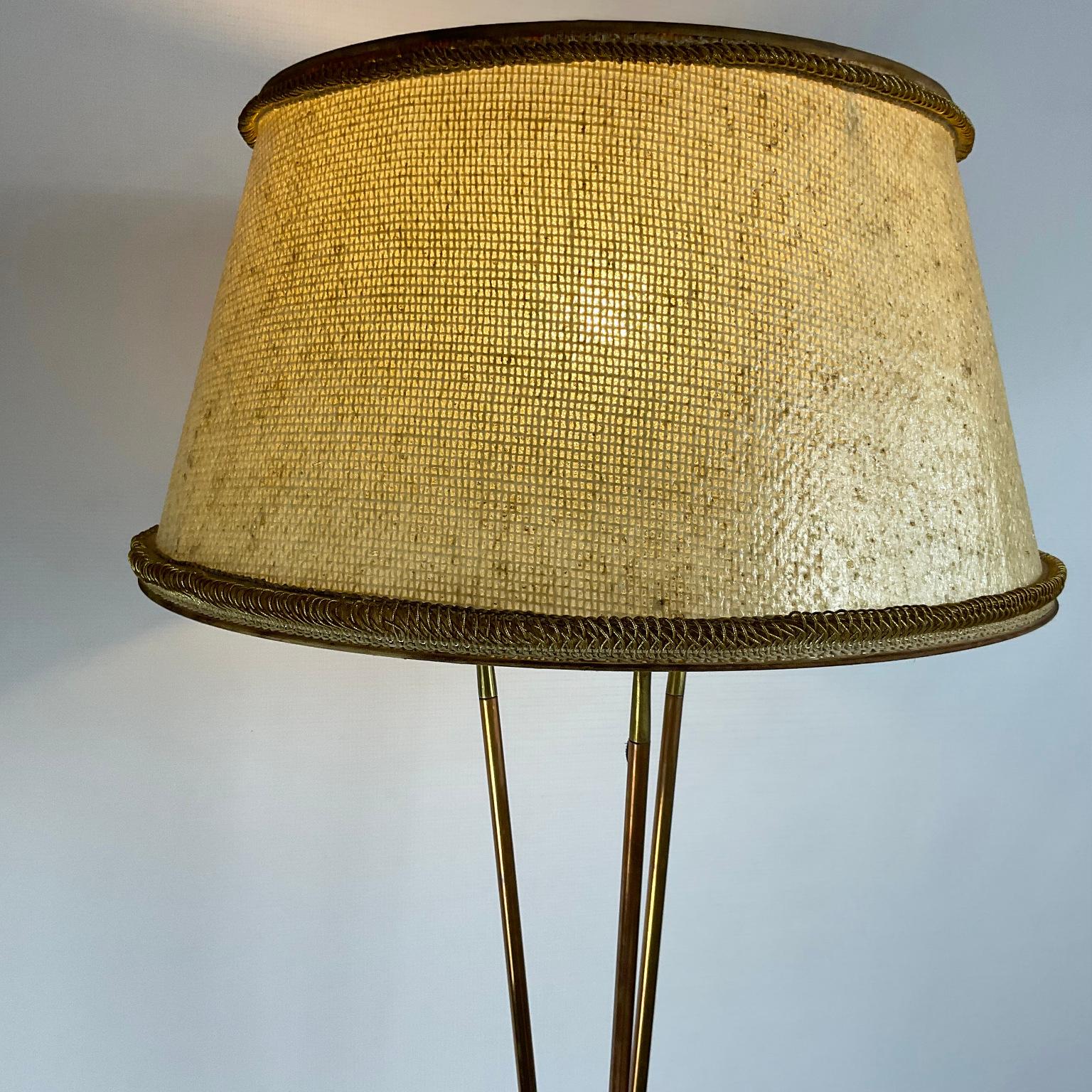 Art Deco 1940s Arrows Floor Lamp Attributed to André Arbus For Sale