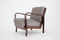 1940s Art Deco Armchair, Czechoslovakia