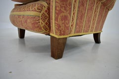 1940s Art Deco Armchair, Czechoslovakia