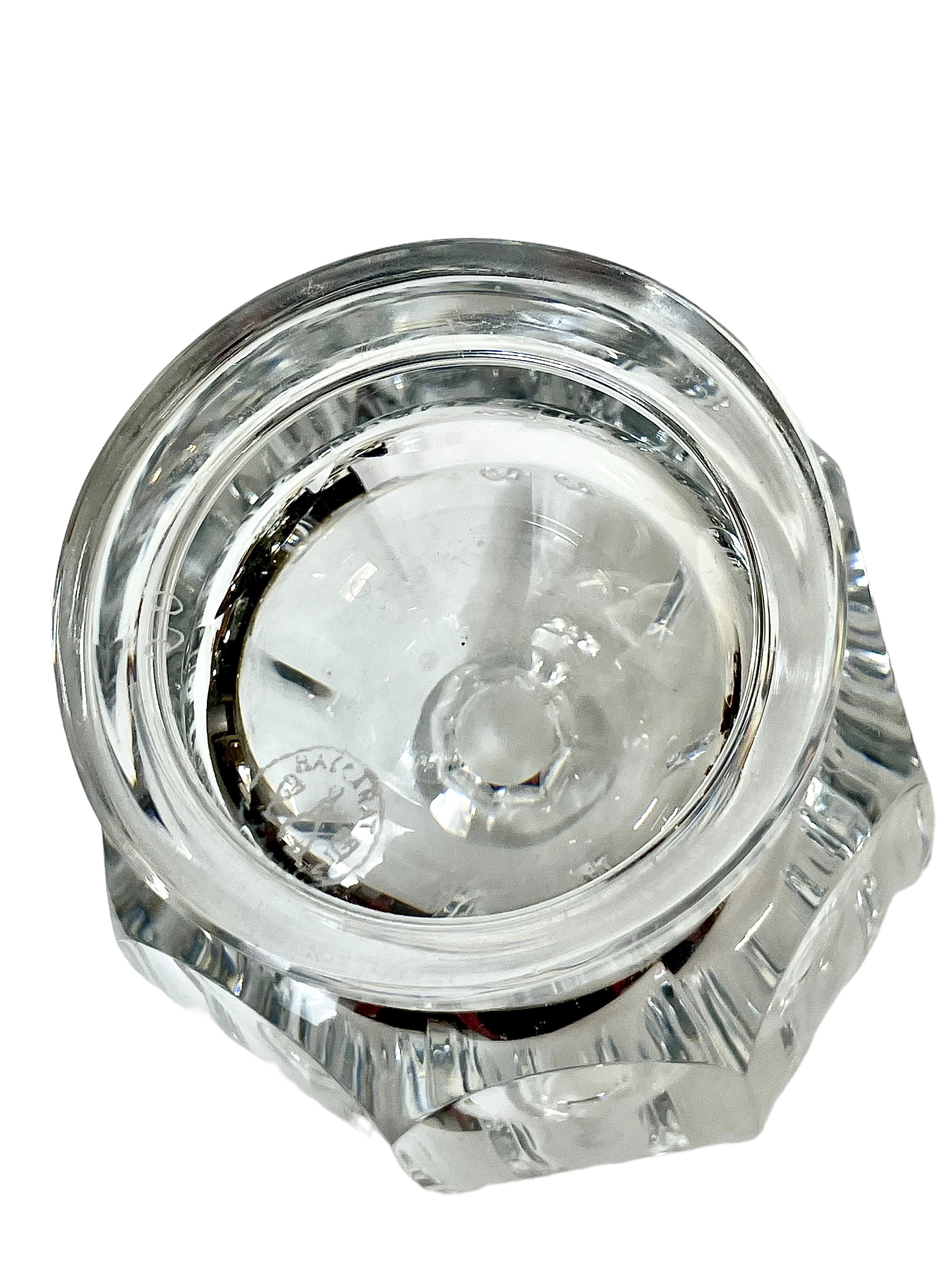 20th Century Baccarat Crystal Parfume Flacon  For Sale