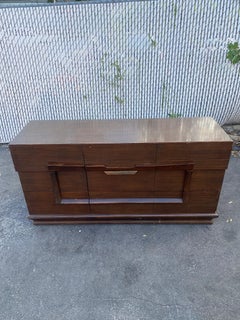 1940er Jahre Art Deco Brutalist Dresser Storage Cabinet