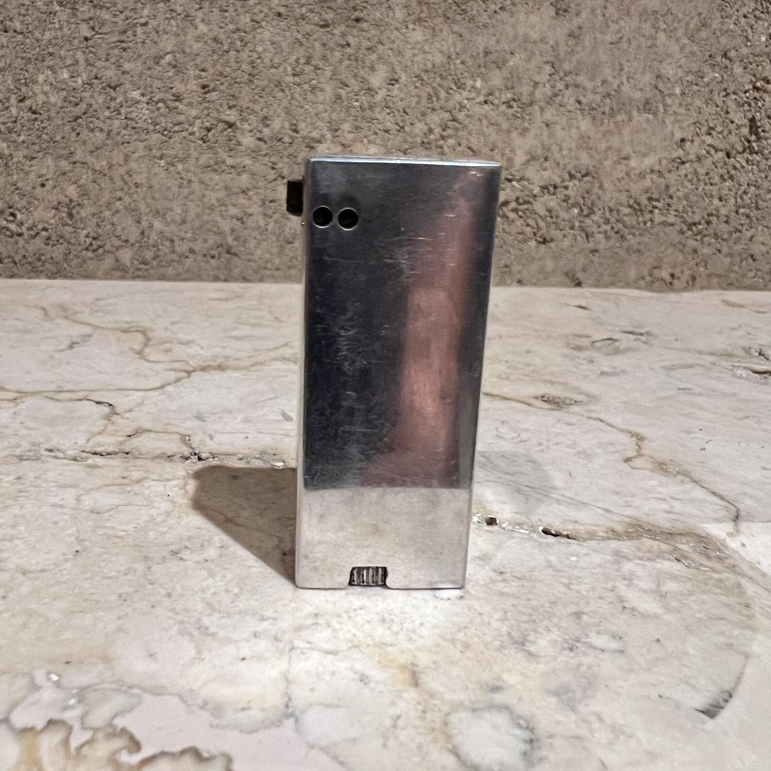 American 1940s Art Deco Cigarette Lighter Aluminum Block Lift Arm For Sale