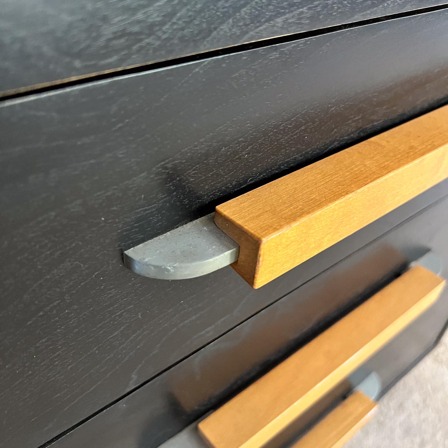 Mid-20th Century Eliel Saarinen Ebonized Dresser Art Deco Johnson Furniture Co 1940s For Sale