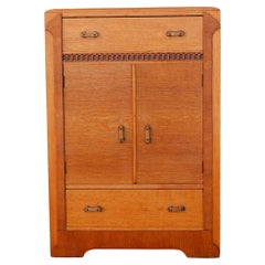 Tallboy de Roble Inglés Art Decó de 1940