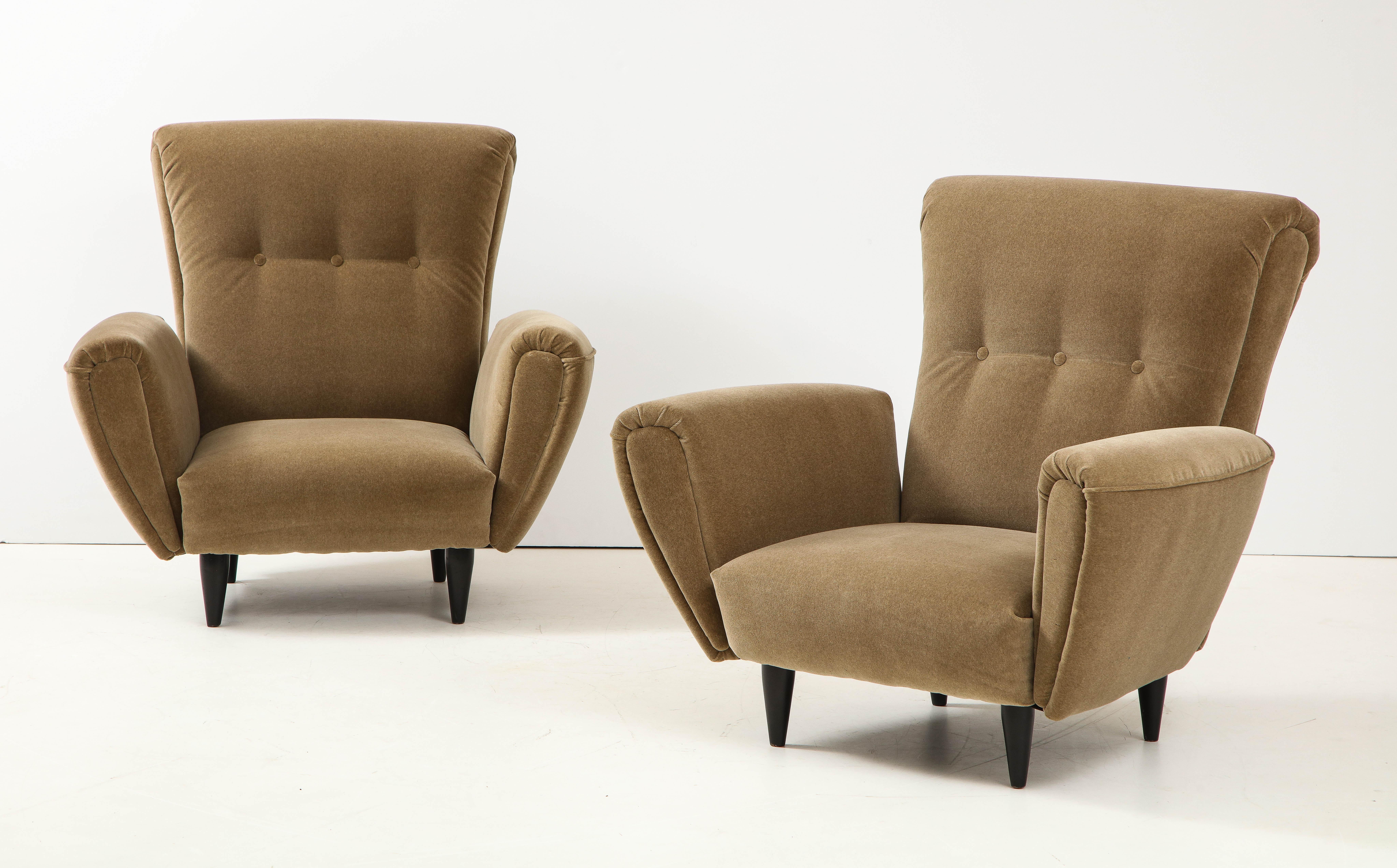 Mid-20th Century 1940's Art Deco Italian Chairs