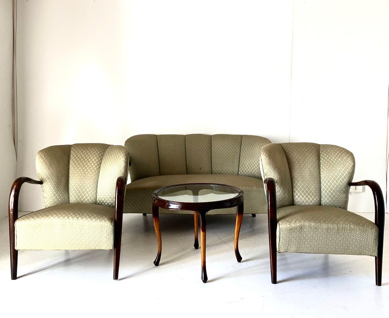 1940s Art Deco Living Room Set For Sale at 1stDibs