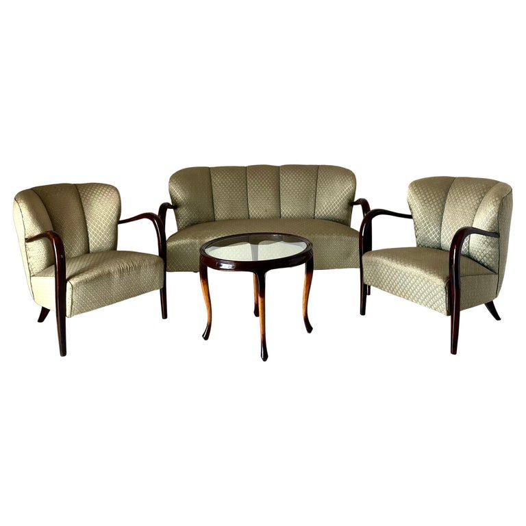 1940s Art Deco Living Room Set For Sale at 1stDibs