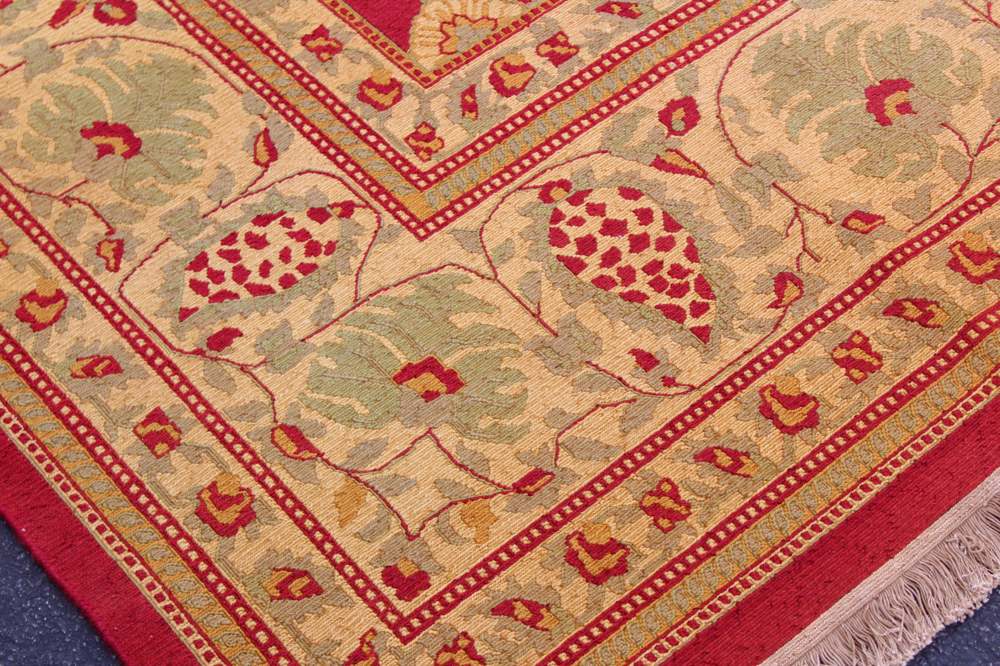 1940s Art Deco Oversize Rug from India 11