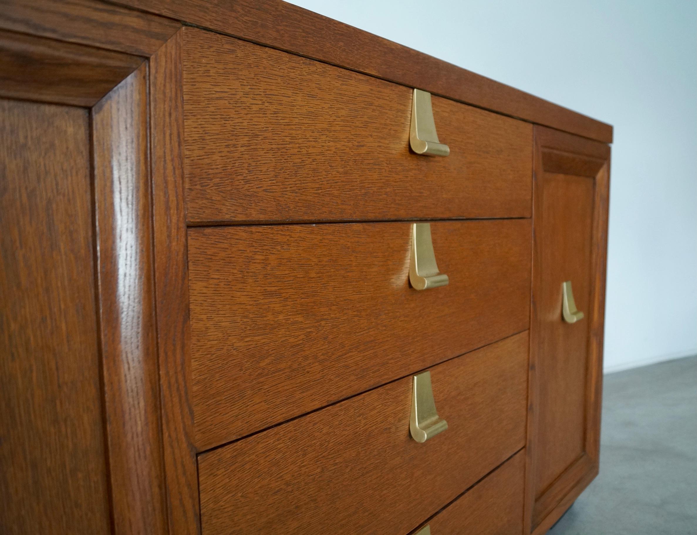 1940's Art Deco Refinished Sideboard 6