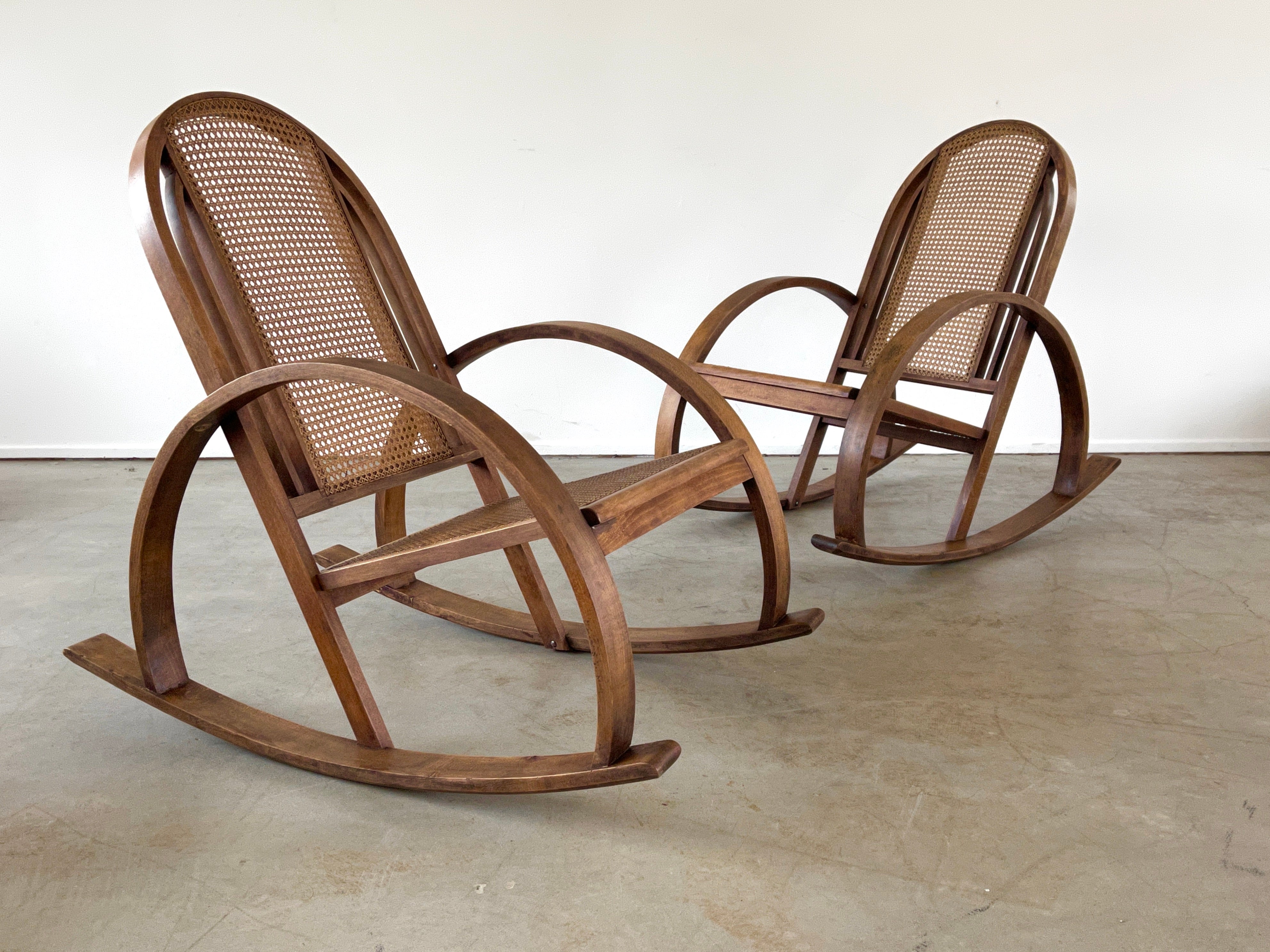 1940's Art Deco Rocking Chairs 7