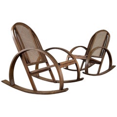 1940's Art Deco Rocking Chairs