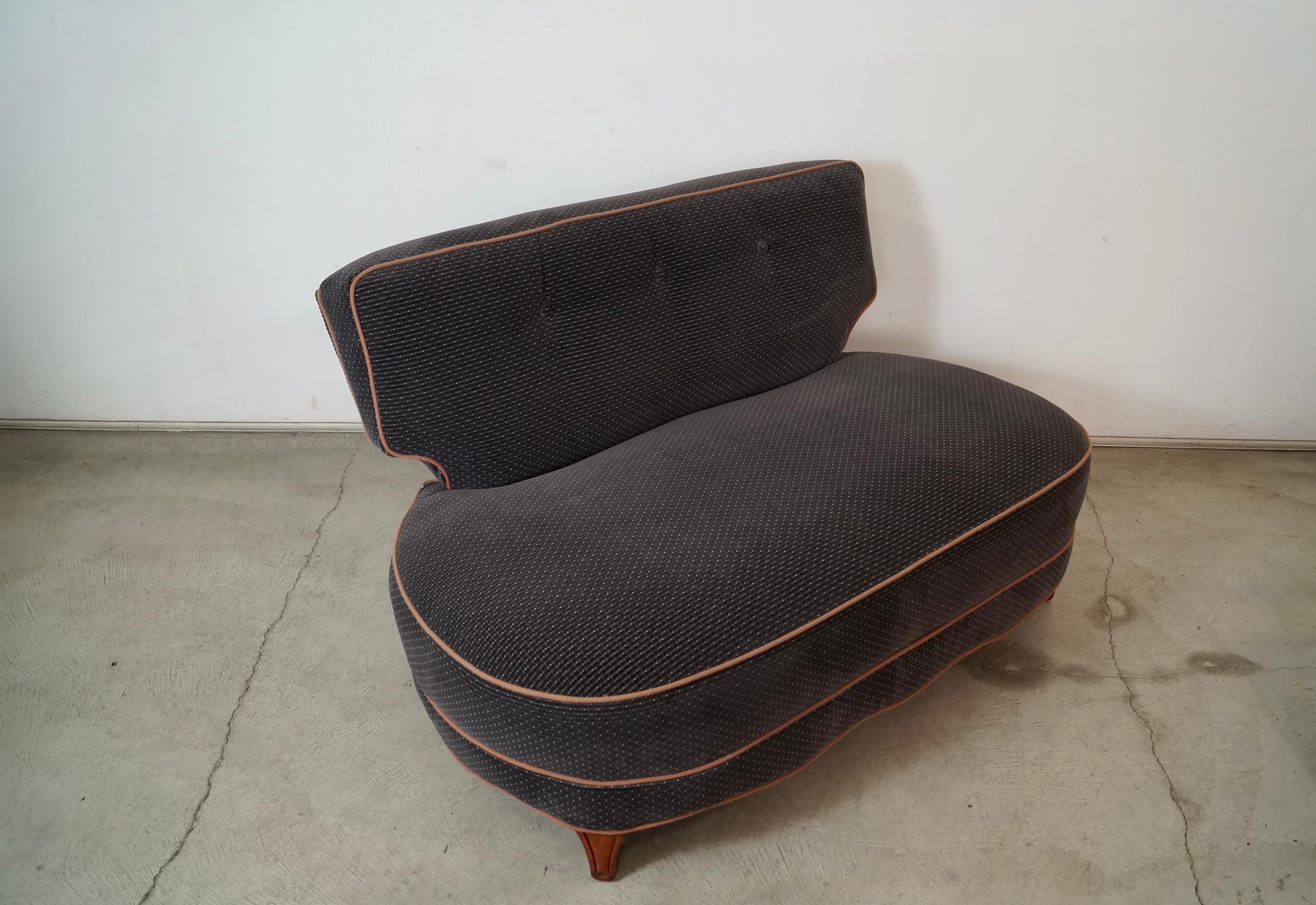Sofá Settee Art Decó de 1940 en venta 4