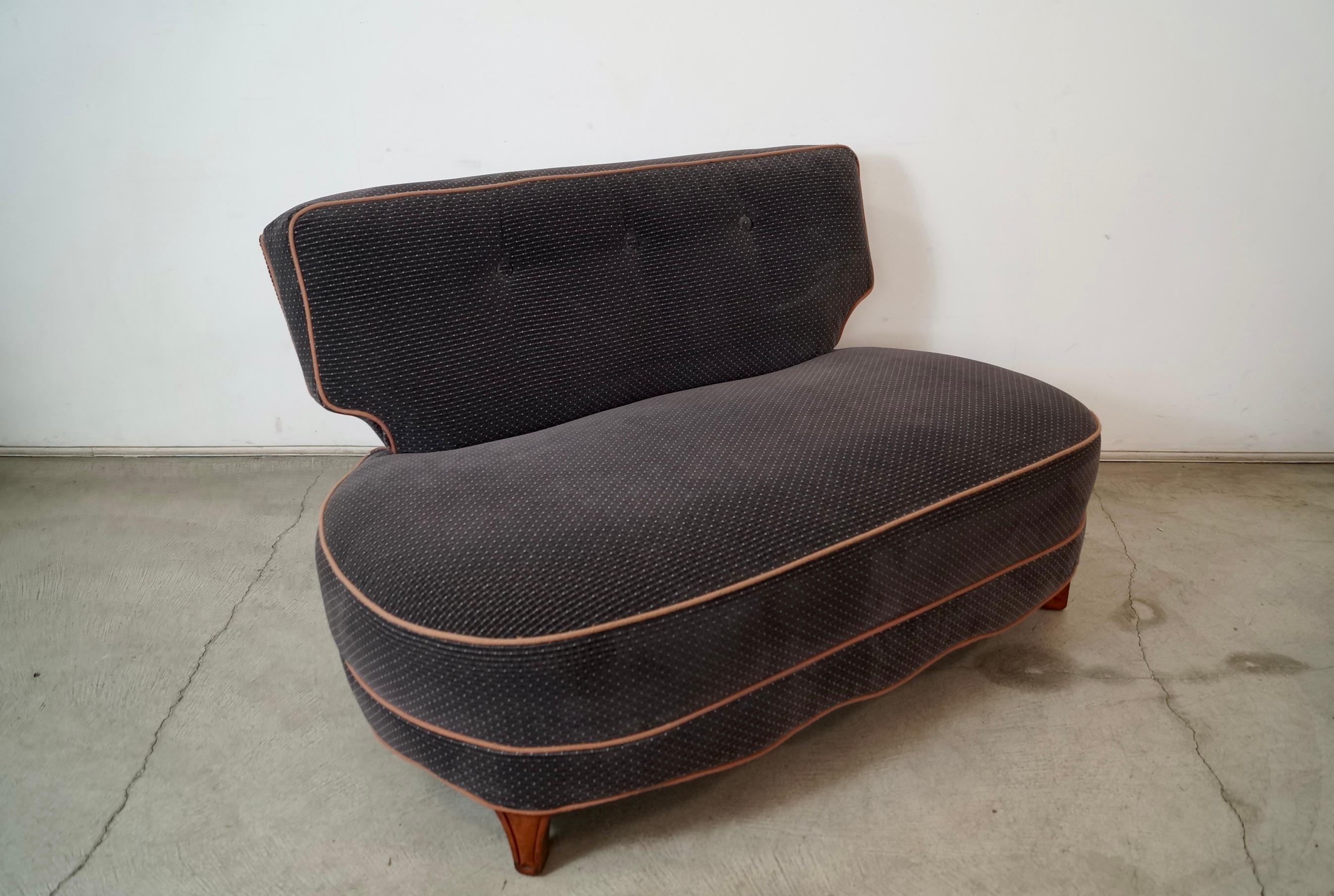 Sofá Settee Art Decó de 1940 en venta 6