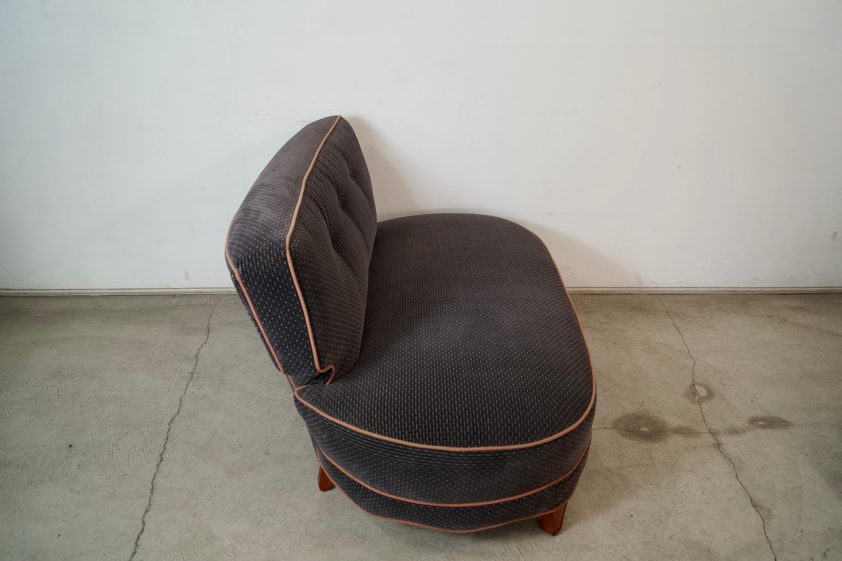 Sofá Settee Art Decó de 1940 en venta 8